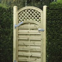 Arched Trellis Lattice Top Gate -180cm x 90cm